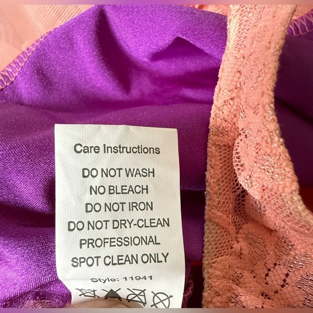 💜 Weissman Lace & Tulle Dance Costume – XSC (Extra Small Child)